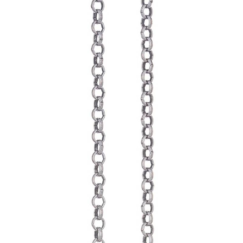 Ertekjede med vridd spyd 1,1 m, oksidert