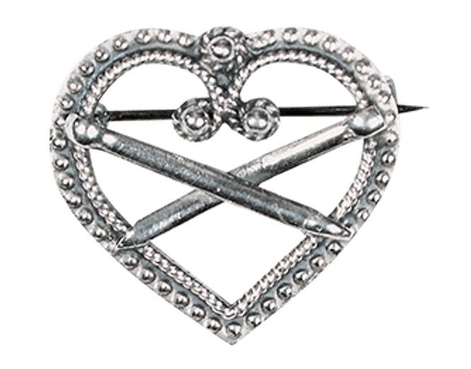 Hovedbilde Halsnål hjerte oksidert