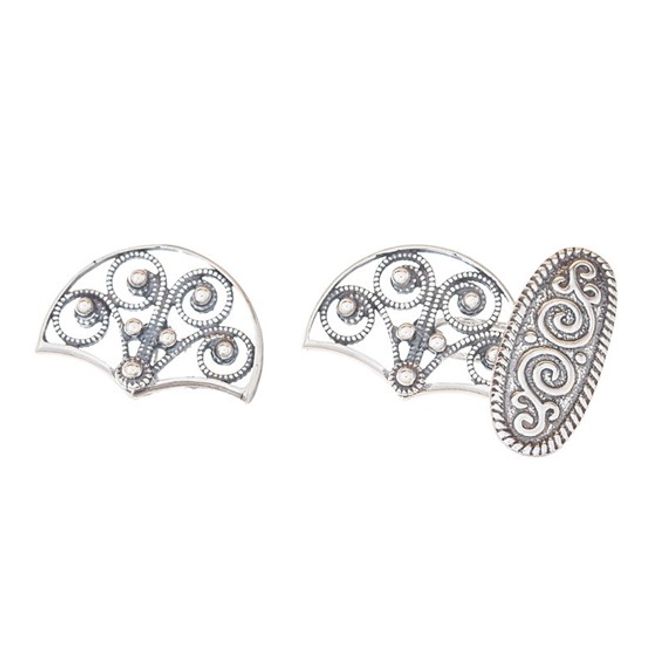 Hovedbilde Mansjettknapper Bergen oksidert