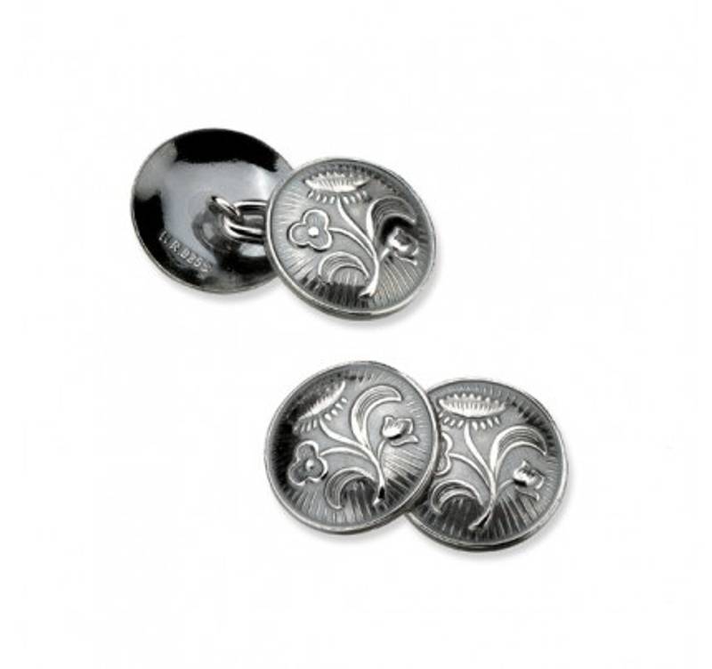 Mansjettknapper Nordland, oksidert