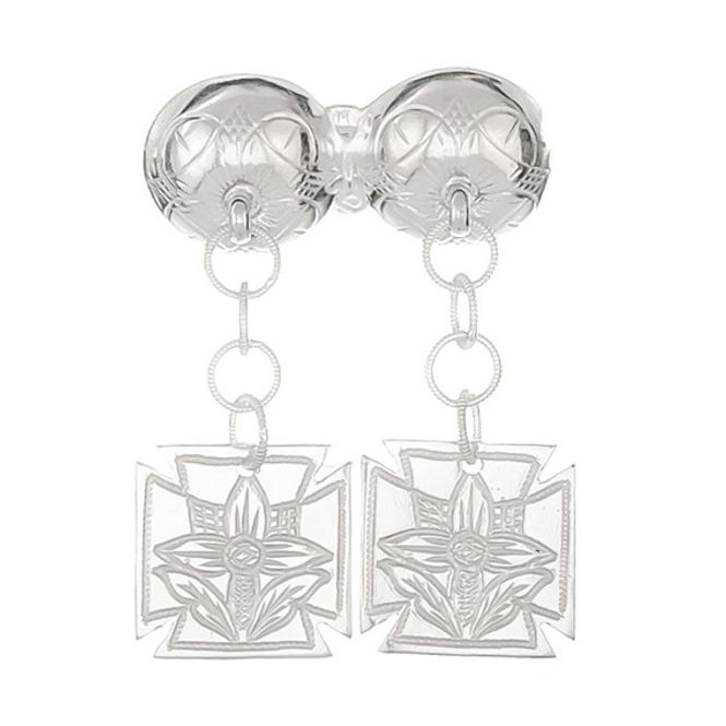 Hovedbilde Halsknapp Etne, hvit