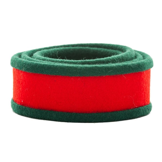 Hovedbilde Stofflist rød og grønn 4 cm