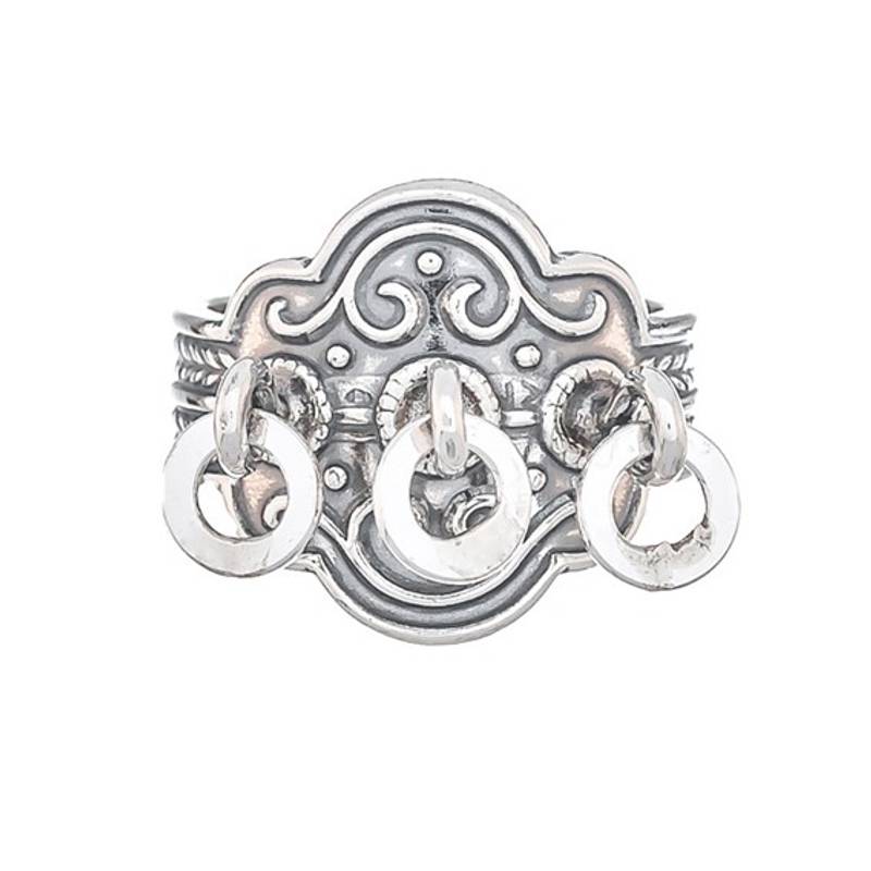 Ring med ringlauv, oksidert