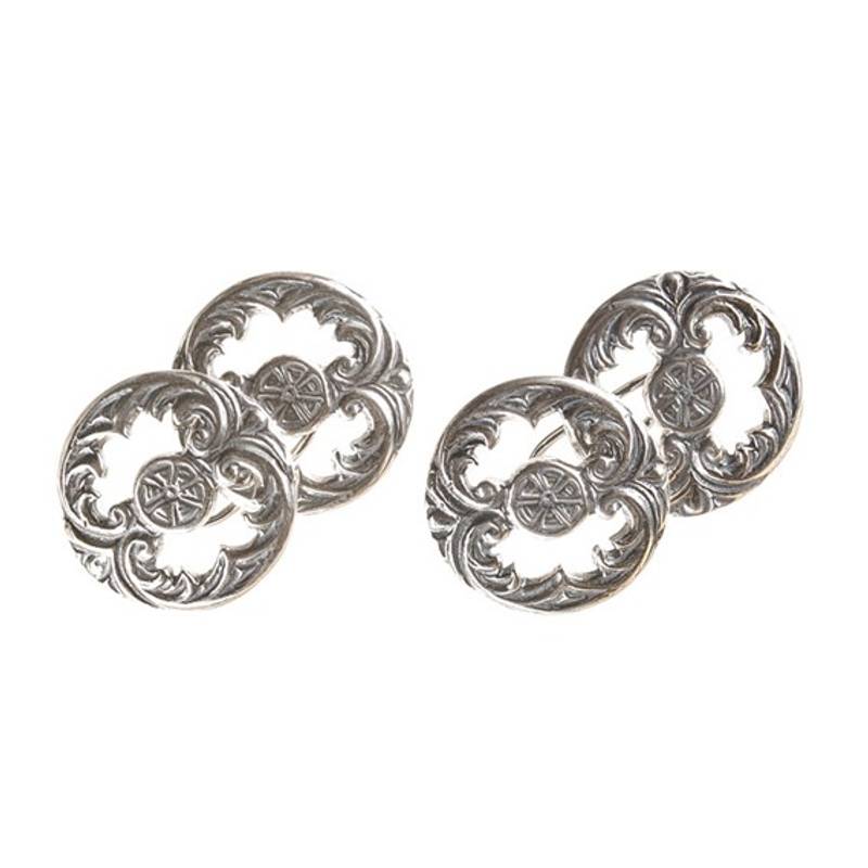 Mansjettknapper Nord-Trøndelag, oksidert