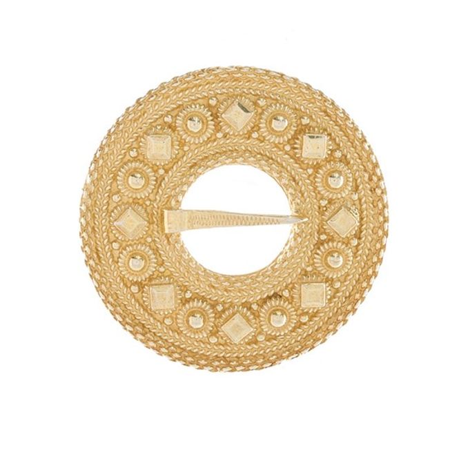 Hovedbilde Halsring Agder, forgylt