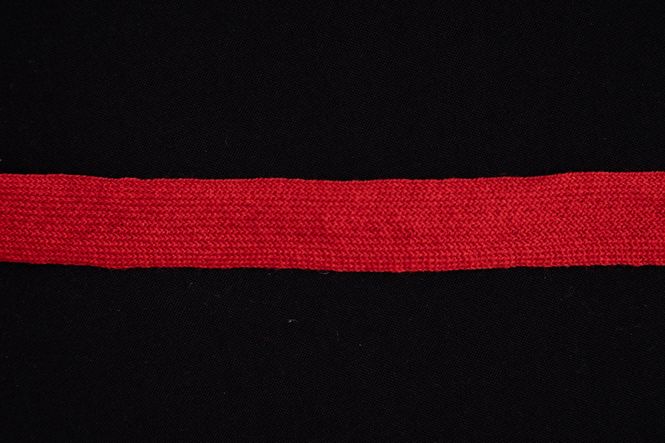 Hovedbilde Strikkebånd 4, 25 mm rød