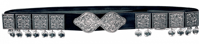 Hovedbilde Belte komplett 195/196 Johs. Kristiansen oksidert