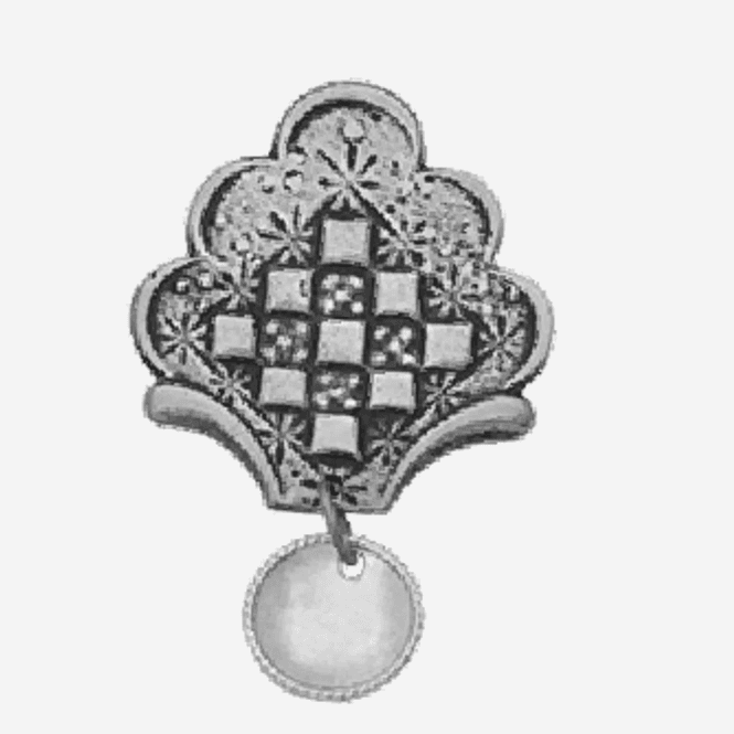 Hovedbilde Beltestøl 1196/1197 oksidert/bronse/hvit