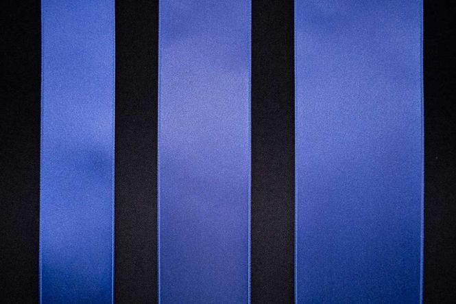 Hovedbilde Satengbånd 40 mm, 50 mm og 70 mm blått 90